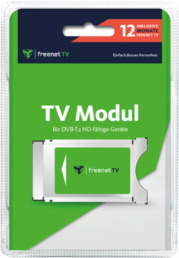 Freenet TV CI+ Modul für DVB-T2 HD inkl. 12 Monate freenet TV