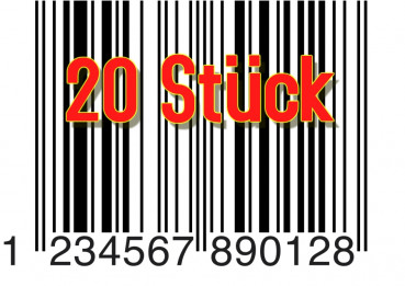 20 EAN GTIN Codes Barcode Nummern EAN-13 zum Verkauf bei eBay, Amazon, Google
