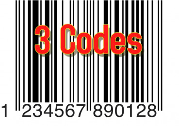 3 EAN GTIN Codes Barcode Nummern EAN-13 zum Verkauf bei eBay, Amazon, Google