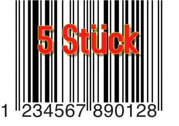 5 EAN GTIN Codes Barcode Nummern EAN-13 zum Verkauf bei eBay, Amazon, Google